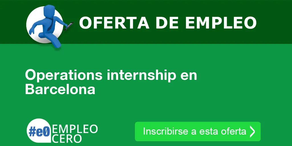 Operations internship en Barcelona