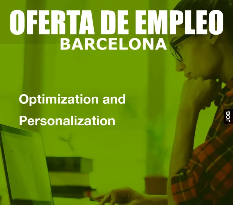 Optimization and Personalization