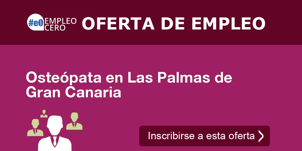 Osteópata en Las Palmas de Gran Canaria Osteópata en Las Palmas de Gran Canaria