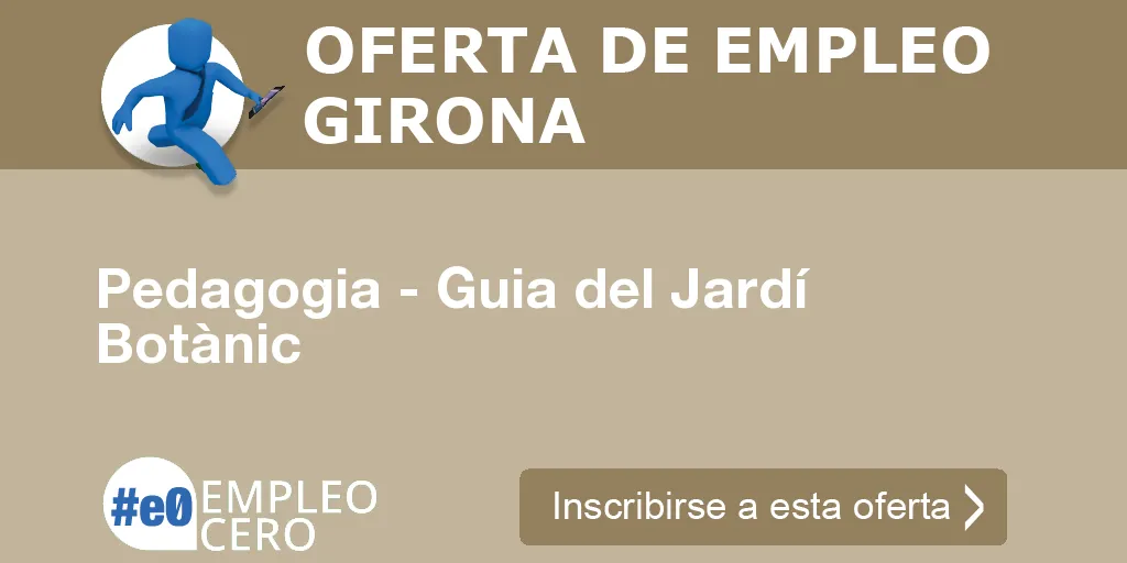 Pedagogia - Guia del Jardí Botànic Pedagogia - Guia del Jardí Botànic