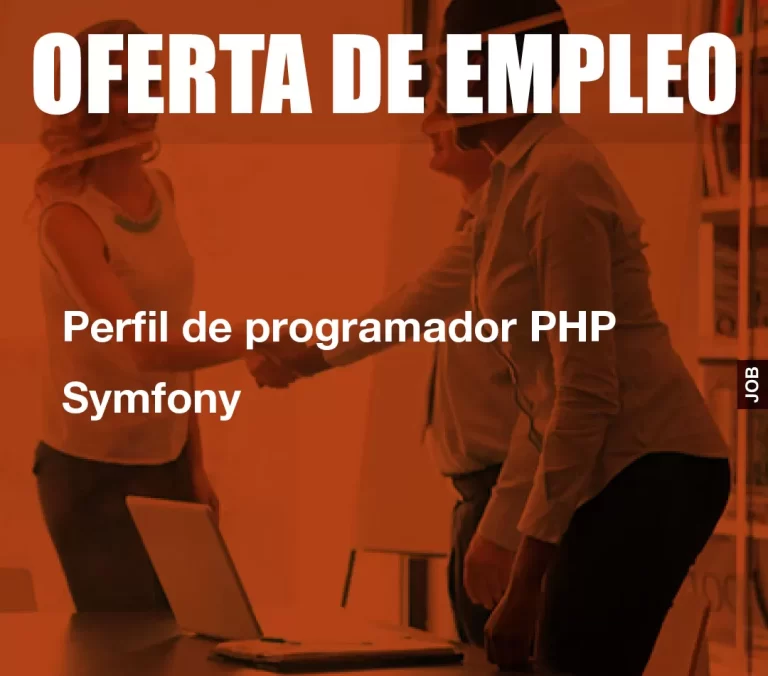 Perfil de programador PHP Symfony