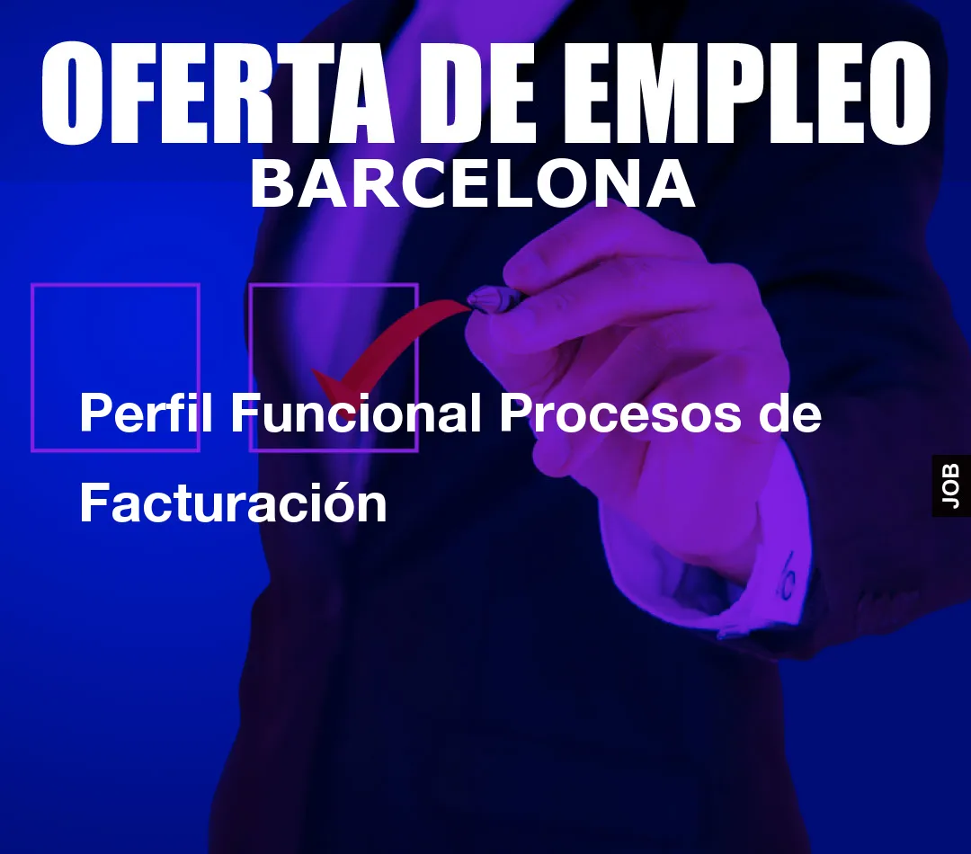 Perfil Funcional Procesos de Facturaci