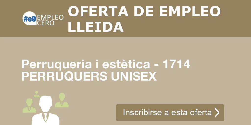Perruqueria i estètica - 1714 PERRUQUERS UNISEX Perruqueria i estètica - 1714 PERRUQUERS UNISEX