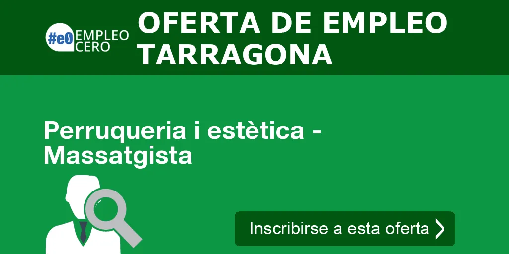 Perruqueria i estètica - Massatgista Perruqueria i estètica - Massatgista