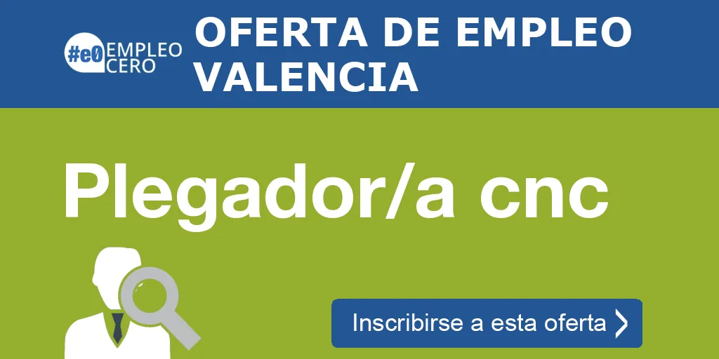 Plegador/a cnc