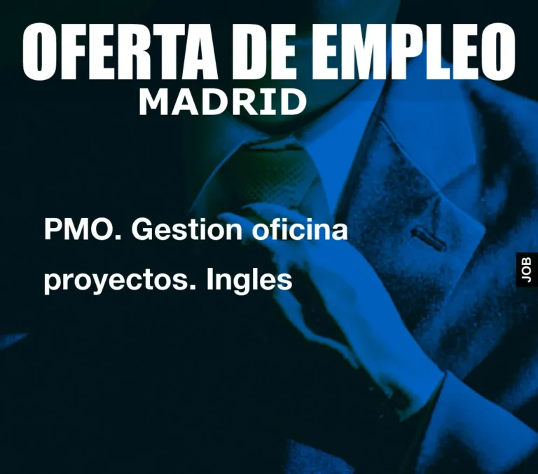 PMO. Gestion oficina proyectos. Ingles