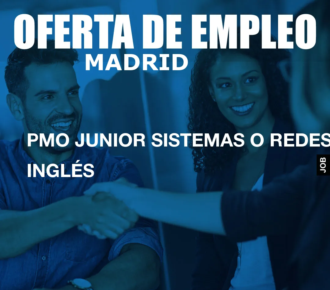PMO JUNIOR SISTEMAS O REDES + INGLÉS