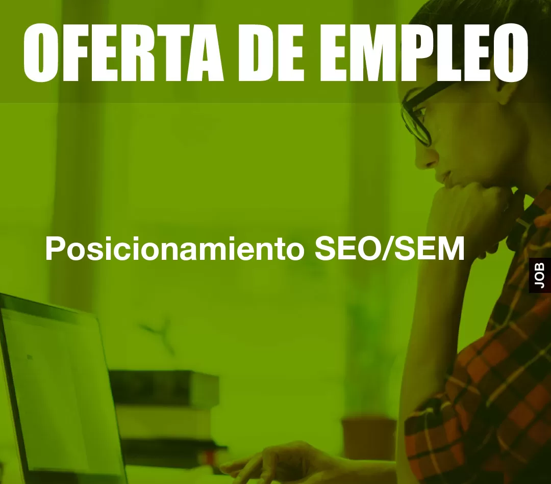 Posicionamiento SEO/SEM Posicionamiento SEO/SEM