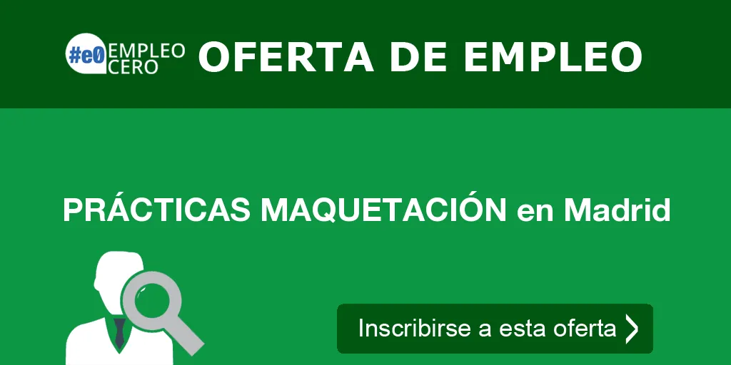 PRÁCTICAS MAQUETACIÓN en Madrid