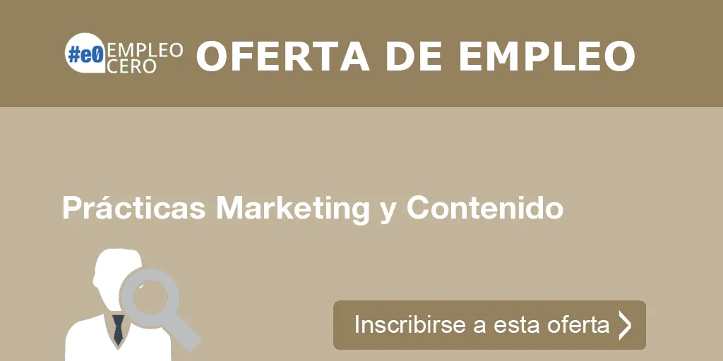 Prácticas Marketing y Contenido Prácticas Marketing y Contenido