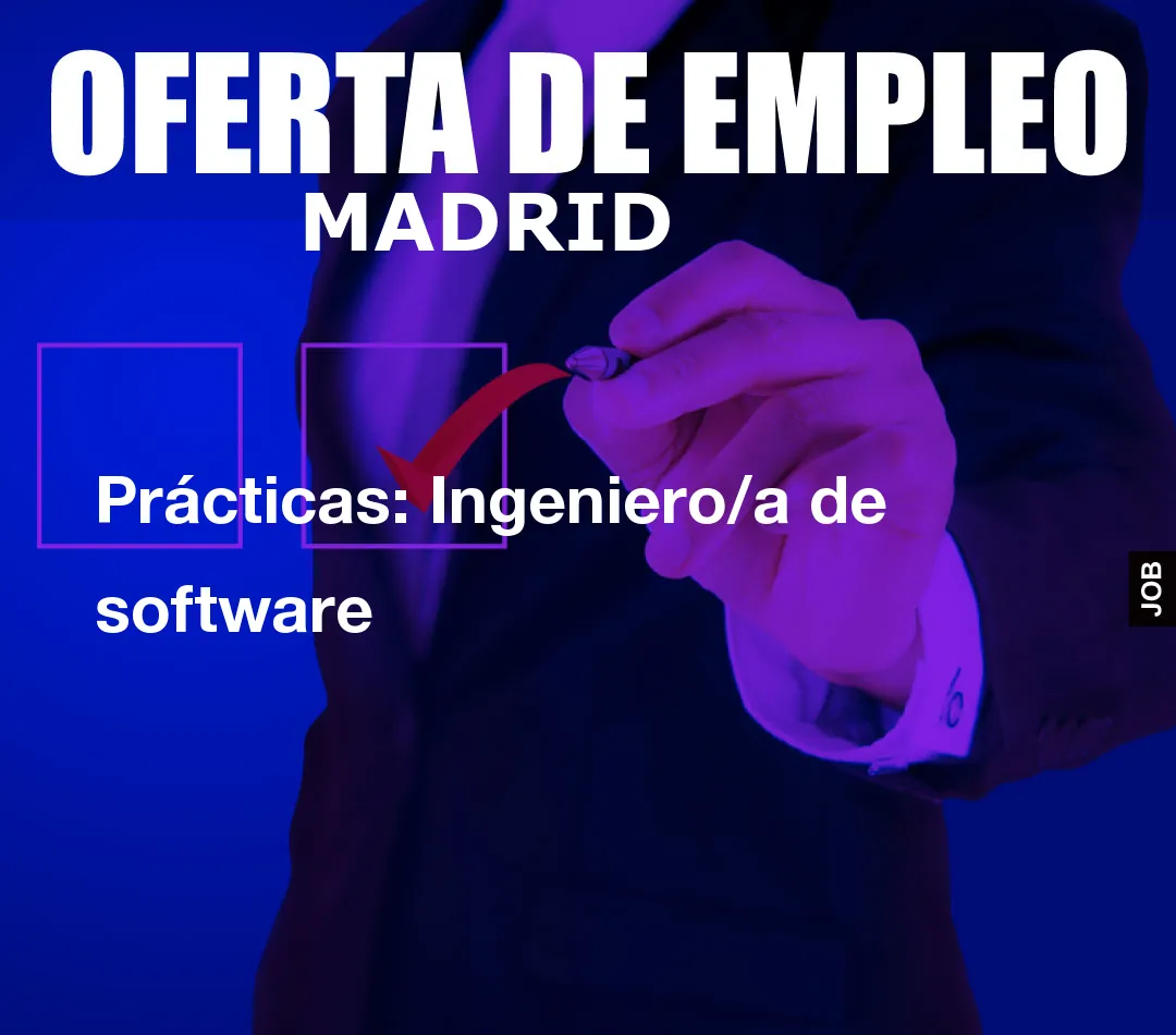 Prácticas: Ingeniero/a de software