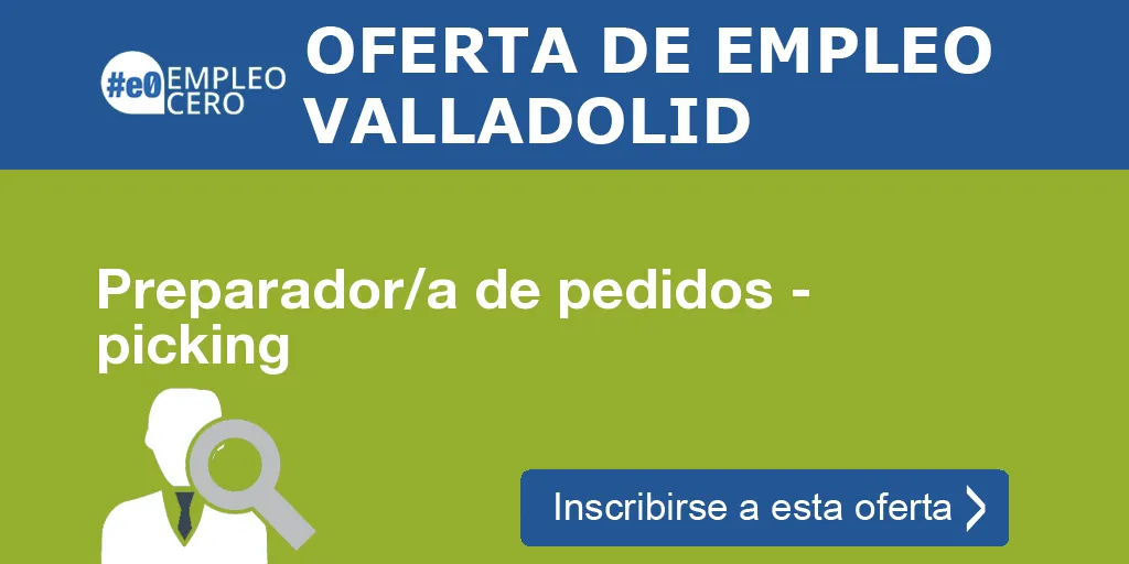 Preparador/a de pedidos - picking Preparador/a de pedidos - picking