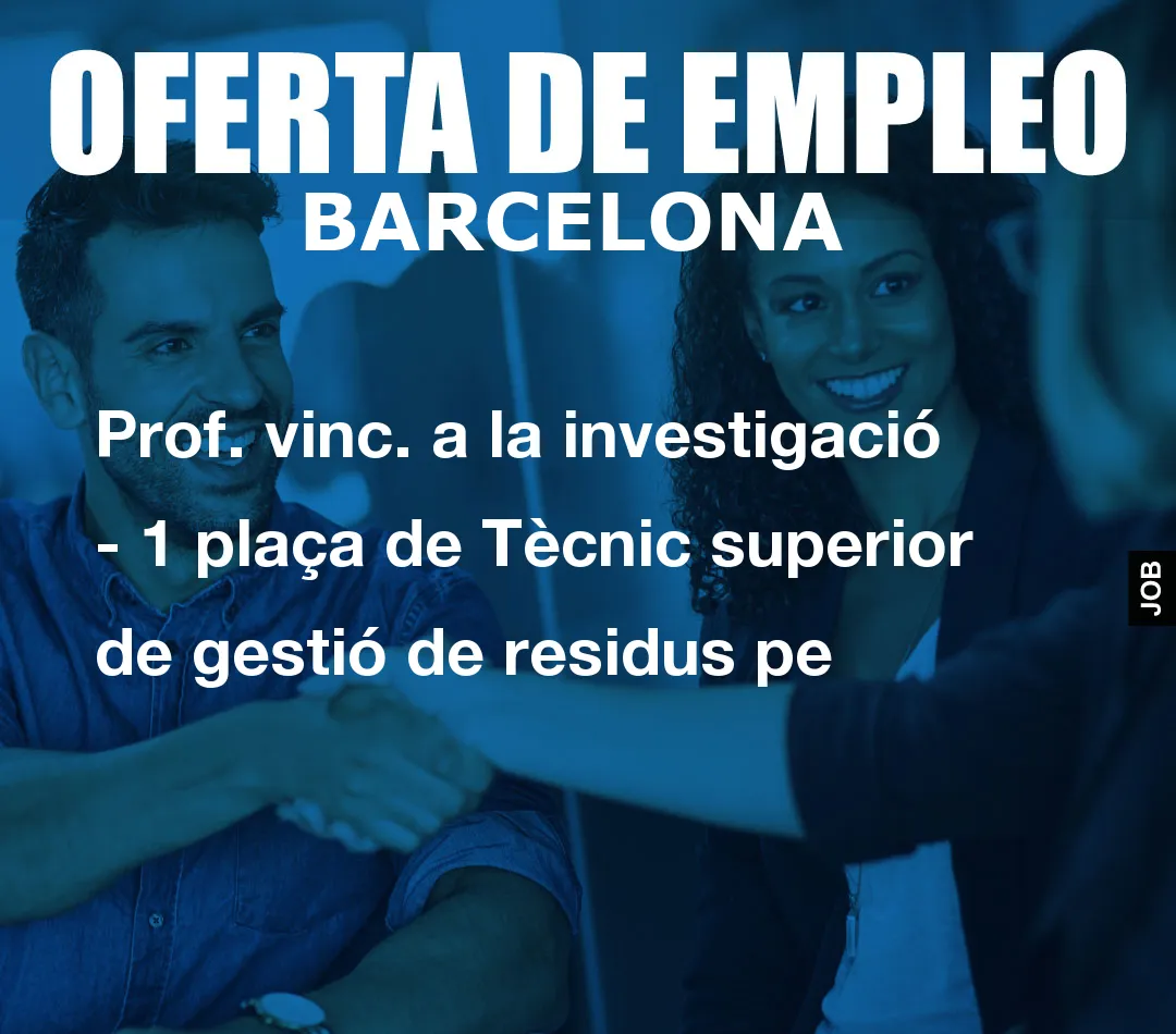 Prof. vinc. a la investigaci