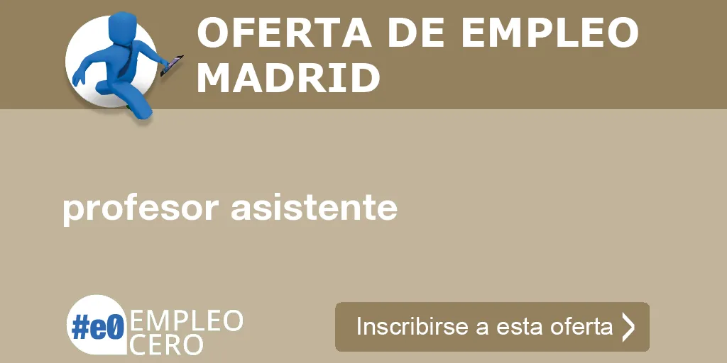profesor asistente profesor asistente
