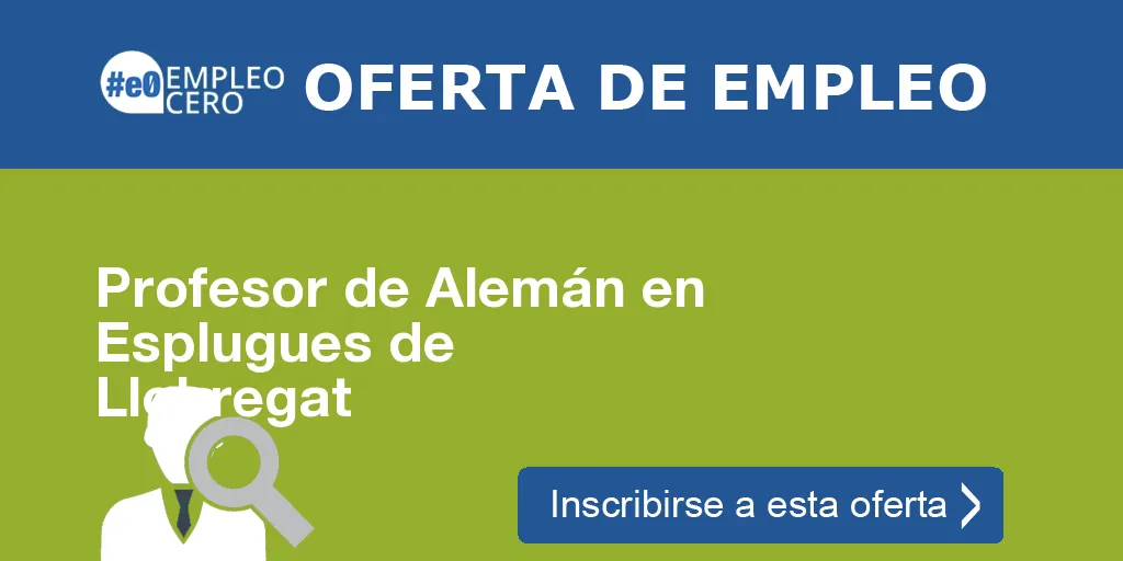 Profesor de Alemán en Esplugues de Llobregat Profesor de Alemán en Esplugues de Llobregat