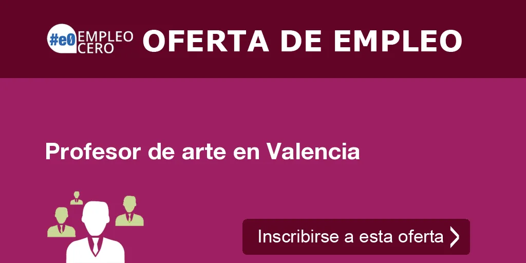 Profesor de arte en Valencia Profesor de arte en Valencia