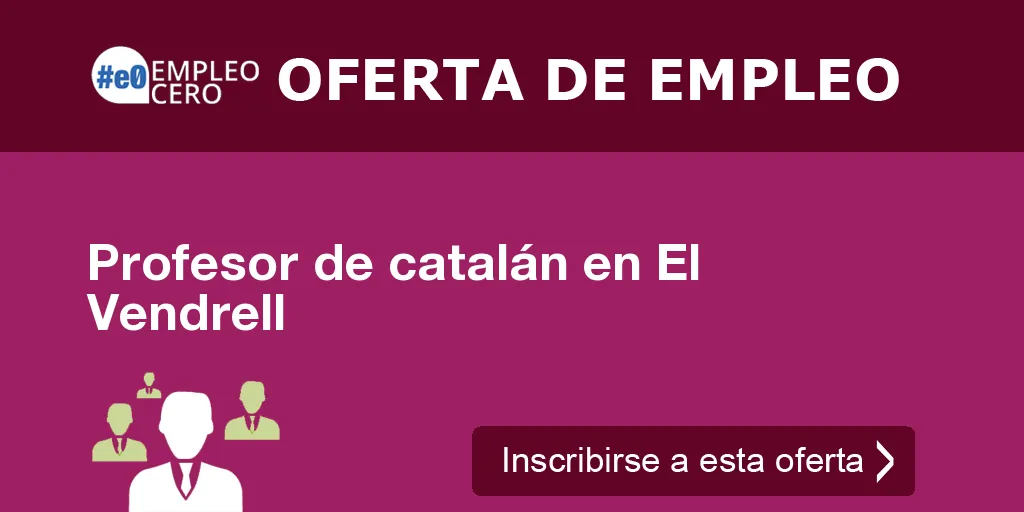 Profesor de catalán en El Vendrell Profesor de catalán en El Vendrell