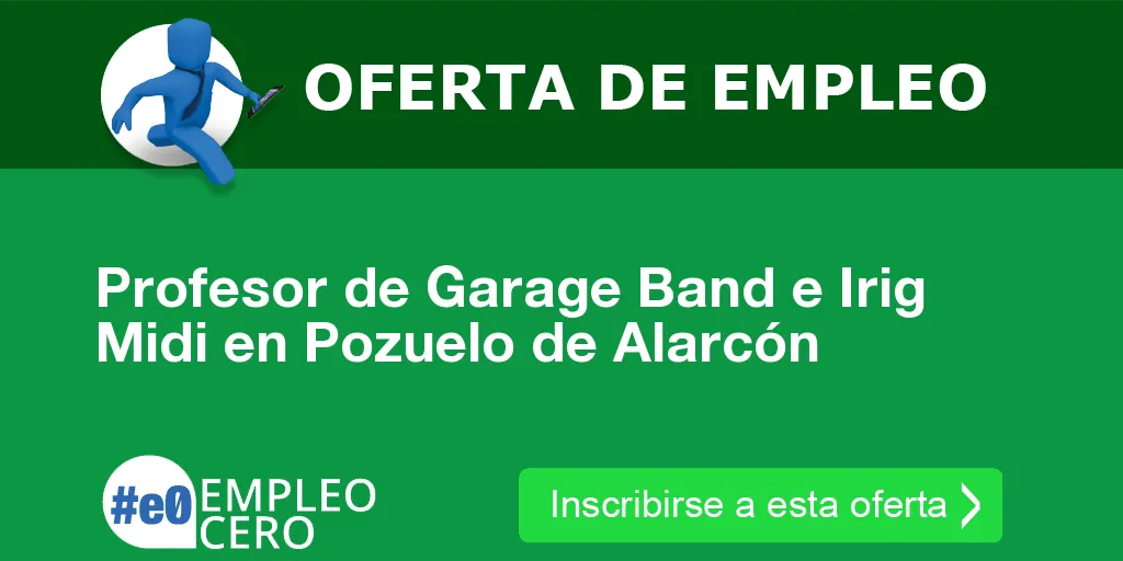 Profesor de Garage Band e Irig Midi en Pozuelo de Alarcón Profesor de Garage Band e Irig Midi en Pozuelo de Alarcón