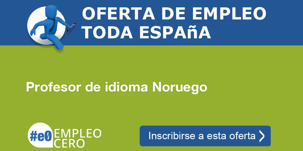 Profesor de idioma Noruego Profesor de idioma Noruego