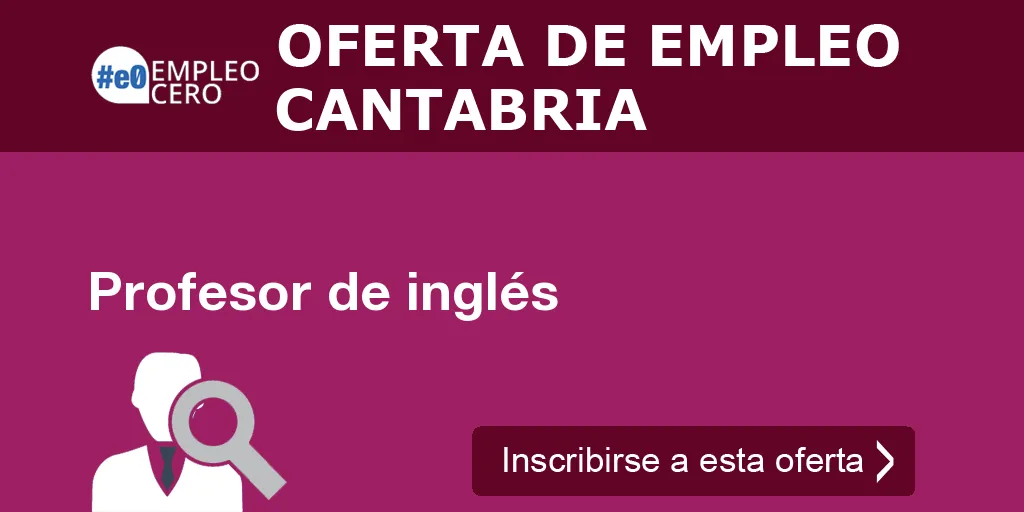 Profesor de inglés
