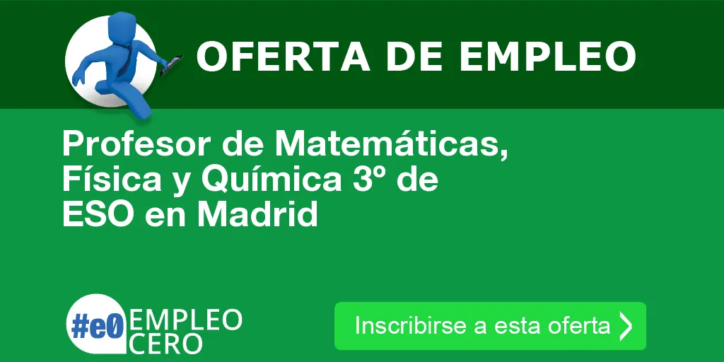 Profesor de Matemáticas, Física y Química 3º de ESO en Madrid Profesor de Matemáticas, Física y Química 3º de ESO en Madrid
