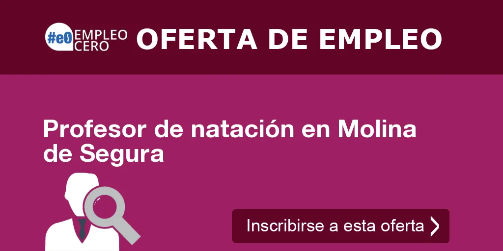 Profesor de natación en Molina de Segura Profesor de natación en Molina de Segura