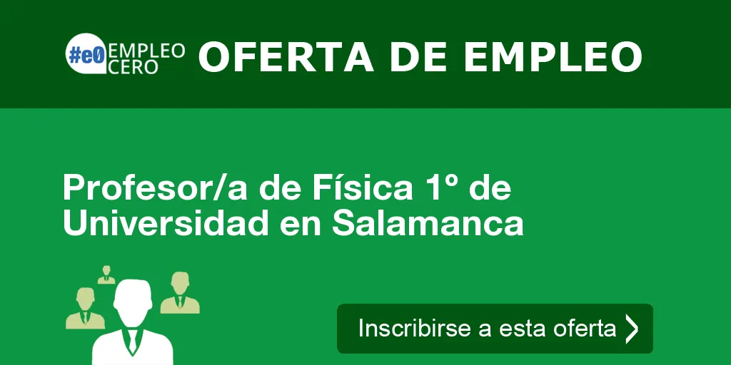 Profesor/a de Física 1º de Universidad en Salamanca