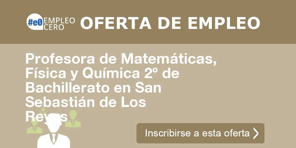 Profesora de Matemáticas, Física y Química 2º de Bachillerato en San Sebastián de Los Reyes Profesora de Matemáticas, Física y Química 2º de Bachillerato en San Sebastián de Los Reyes