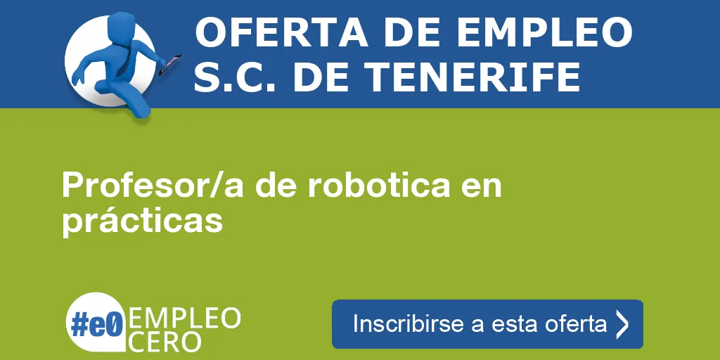 Profesor/a de robotica en prácticas