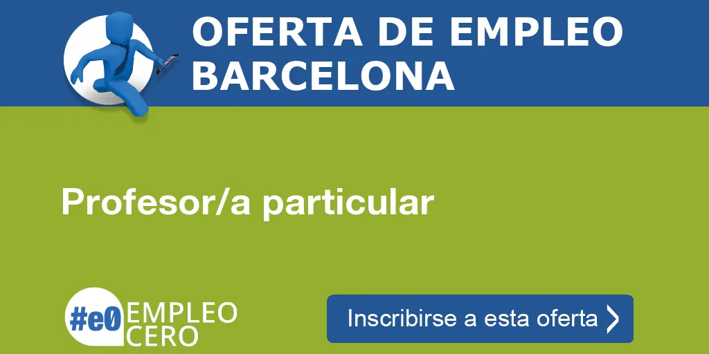 Profesor/a particular Profesor/a particular