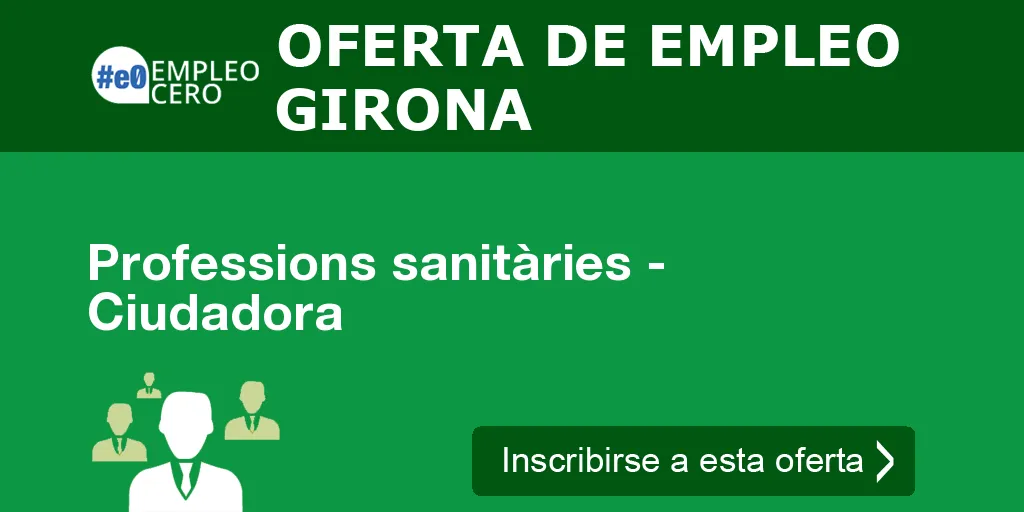 Professions sanitàries - Ciudadora Professions sanitàries - Ciudadora
