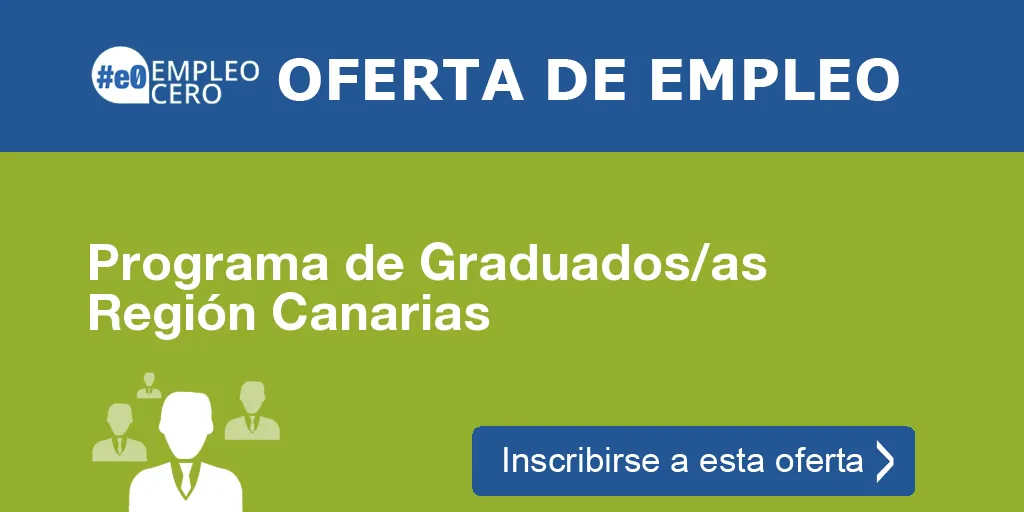 Programa de Graduados/as Región Canarias Programa de Graduados/as Región Canarias