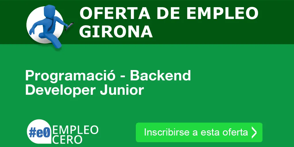 Programació - Backend Developer Junior