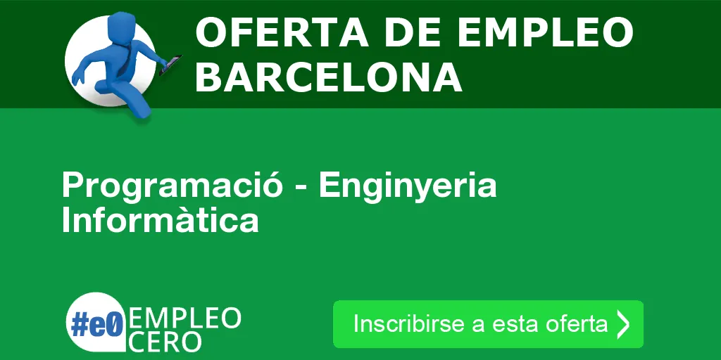Programació - Enginyeria Informàtica Programació - Enginyeria Informàtica