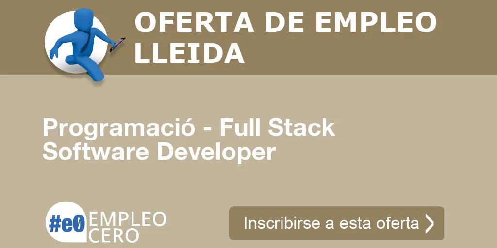 Programació - Full Stack Software Developer Programació - Full Stack Software Developer