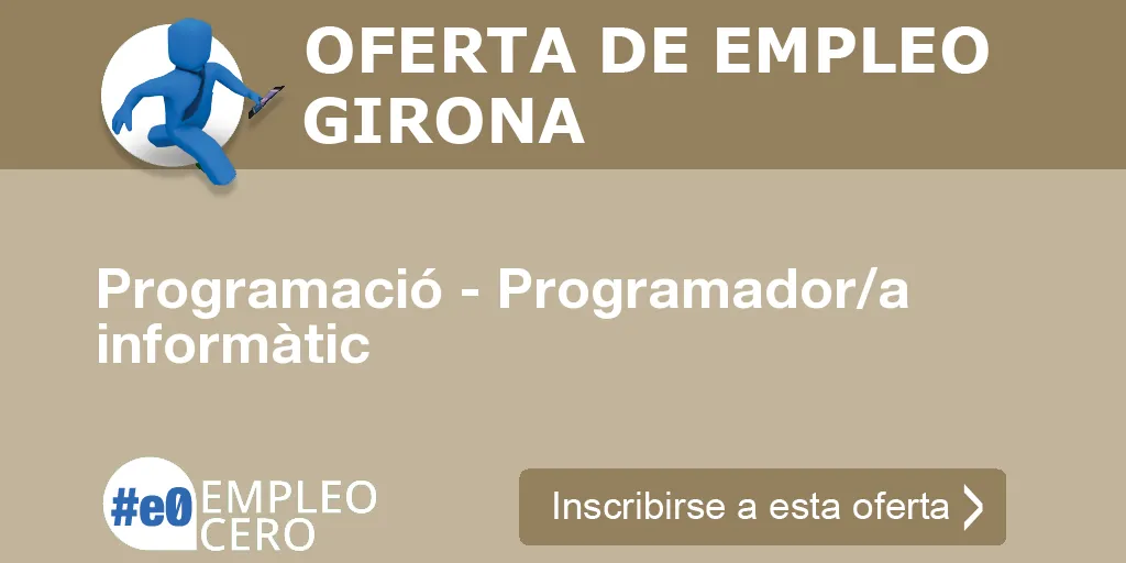 Programació - Programador/a informàtic