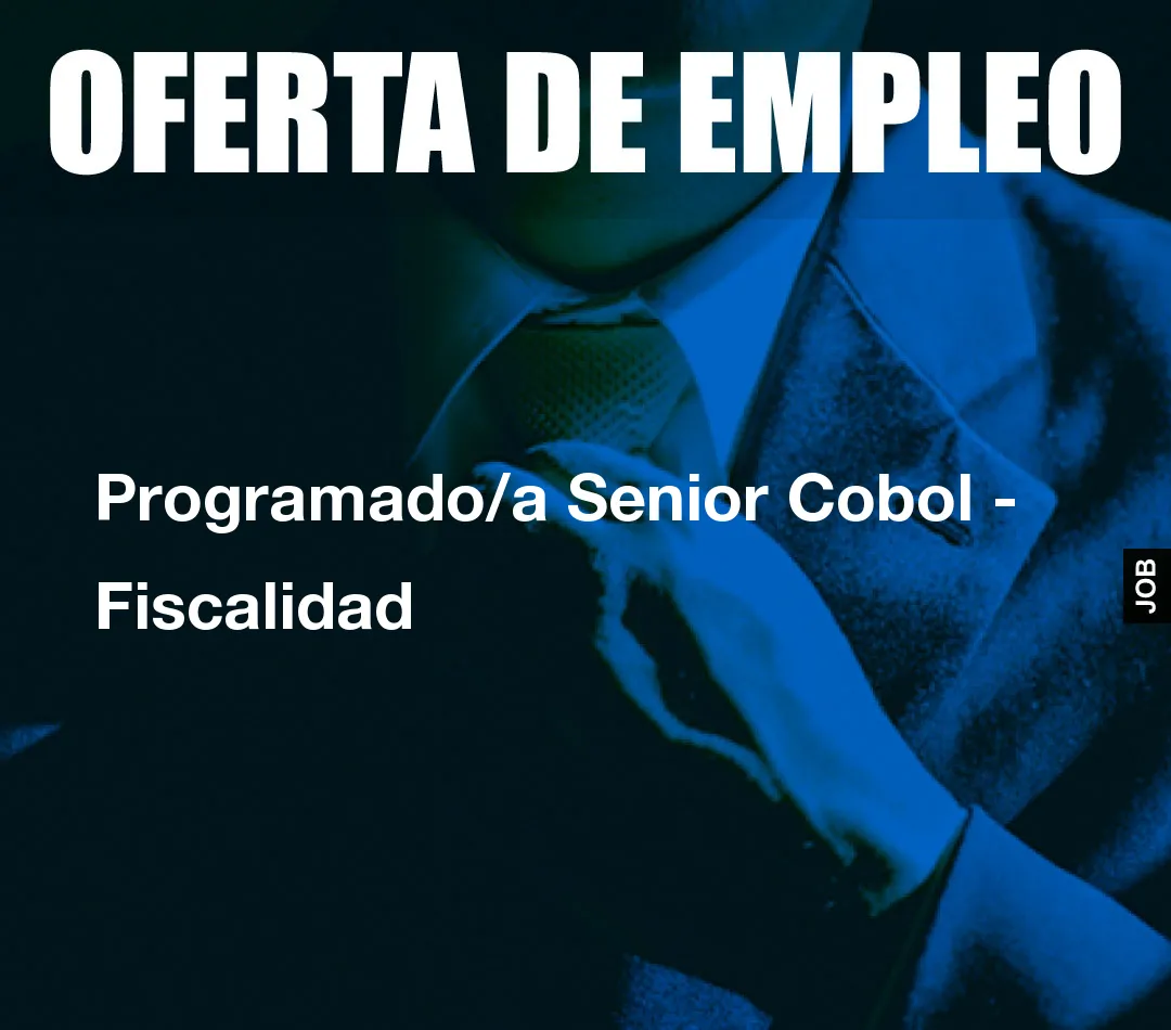 Programado/a Senior Cobol - Fiscalidad Programado/a Senior Cobol - Fiscalidad