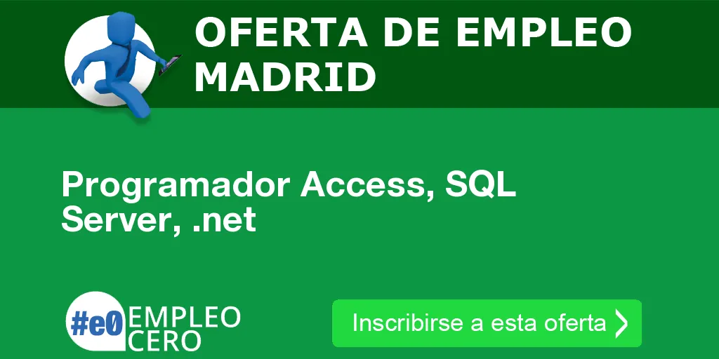 Programador Access, SQL Server, .net Programador Access, SQL Server, .net