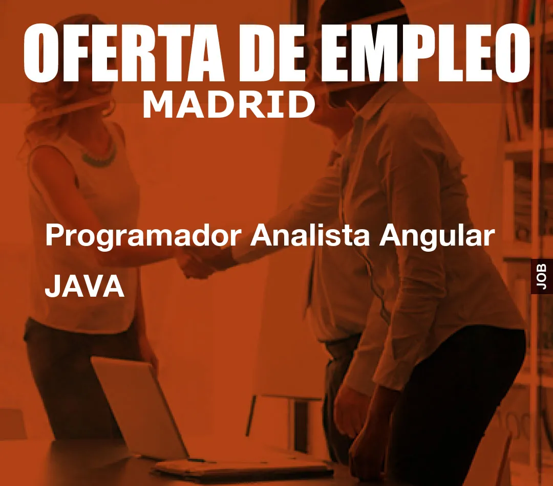Programador Analista Angular JAVA