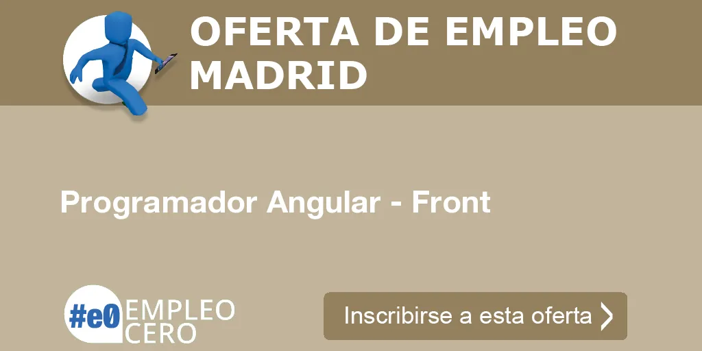 Programador Angular - Front Programador Angular - Front