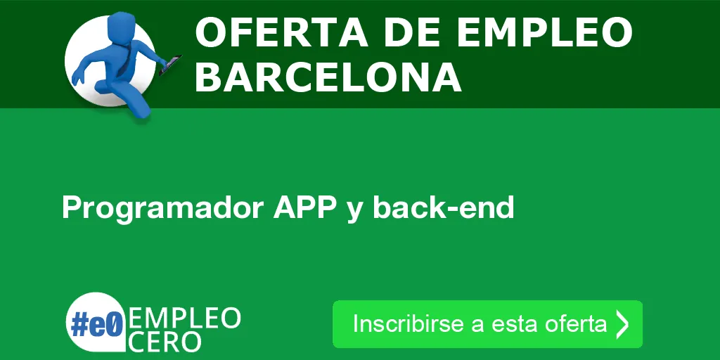 Programador APP y back-end