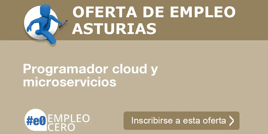 Programador cloud y microservicios Programador cloud y microservicios