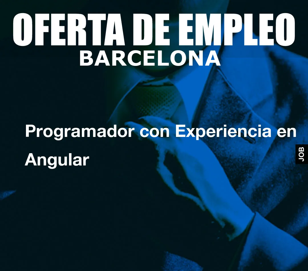 Programador con Experiencia en Angular Programador con Experiencia en Angular