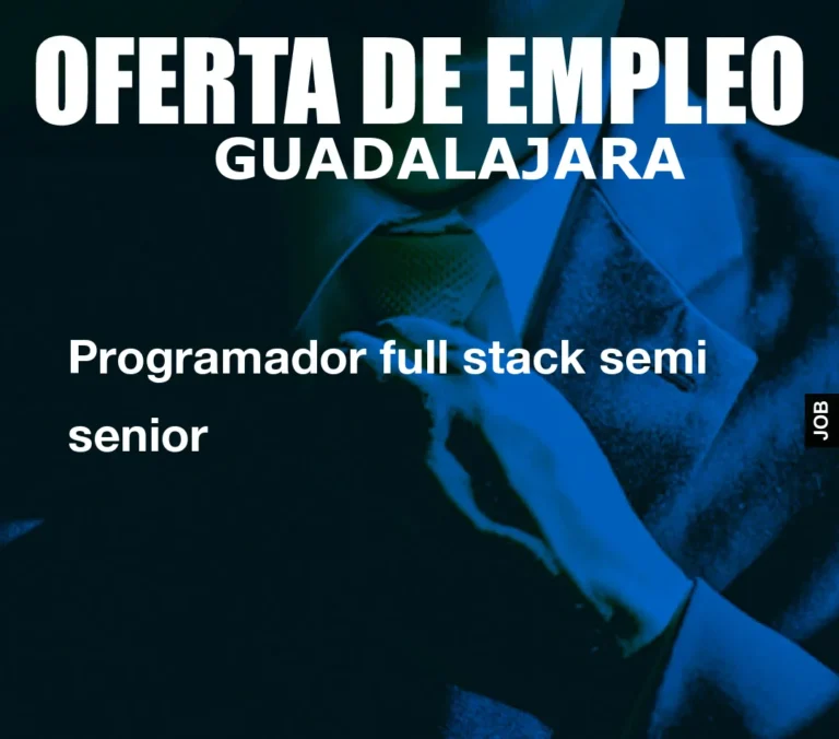 Programador full stack semi senior
