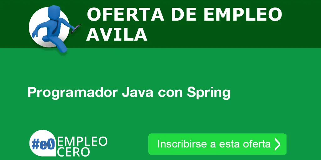 Programador Java con Spring