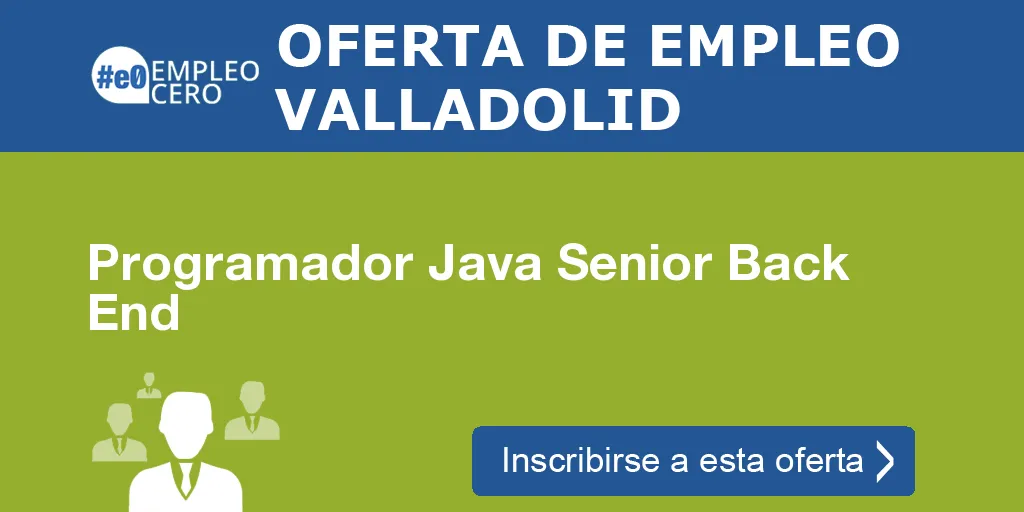 Programador Java Senior Back End Programador Java Senior Back End