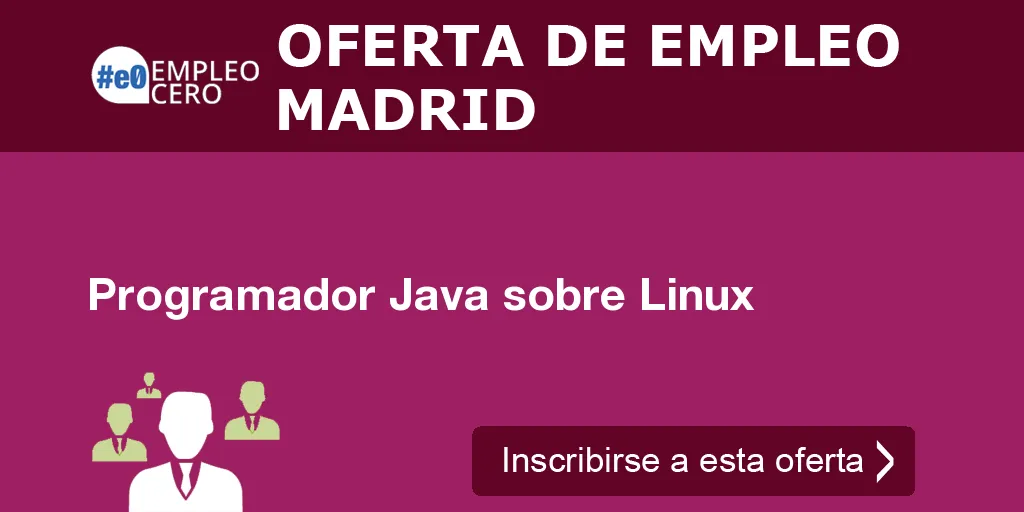 Programador Java sobre Linux Programador Java sobre Linux