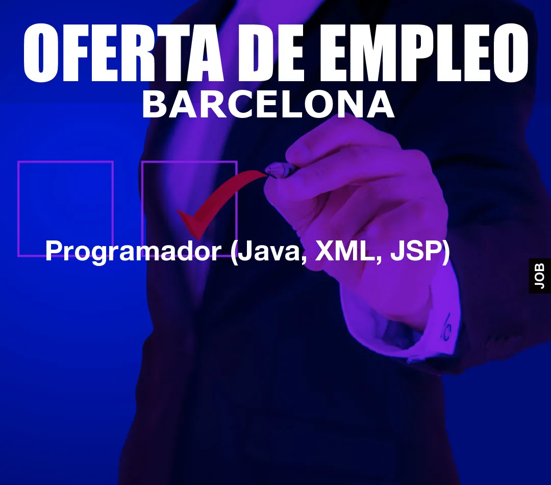 Programador (Java, XML, JSP)