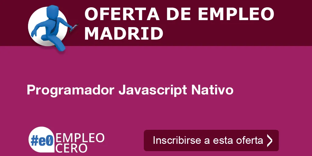 Programador Javascript Nativo