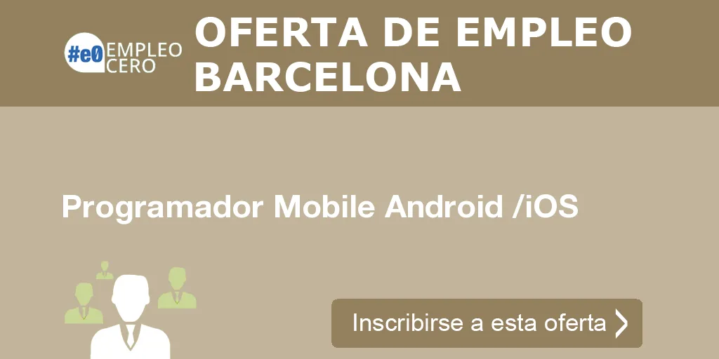 Programador Mobile Android /iOS Programador Mobile Android /iOS